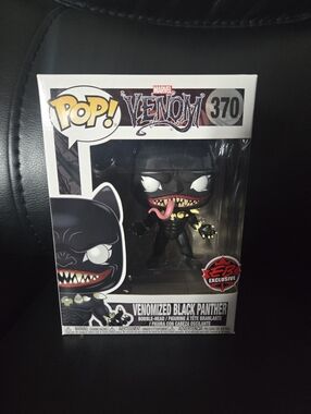 Funko Pop Marvel Venomized Black Panther EB Games Exclusive Figure